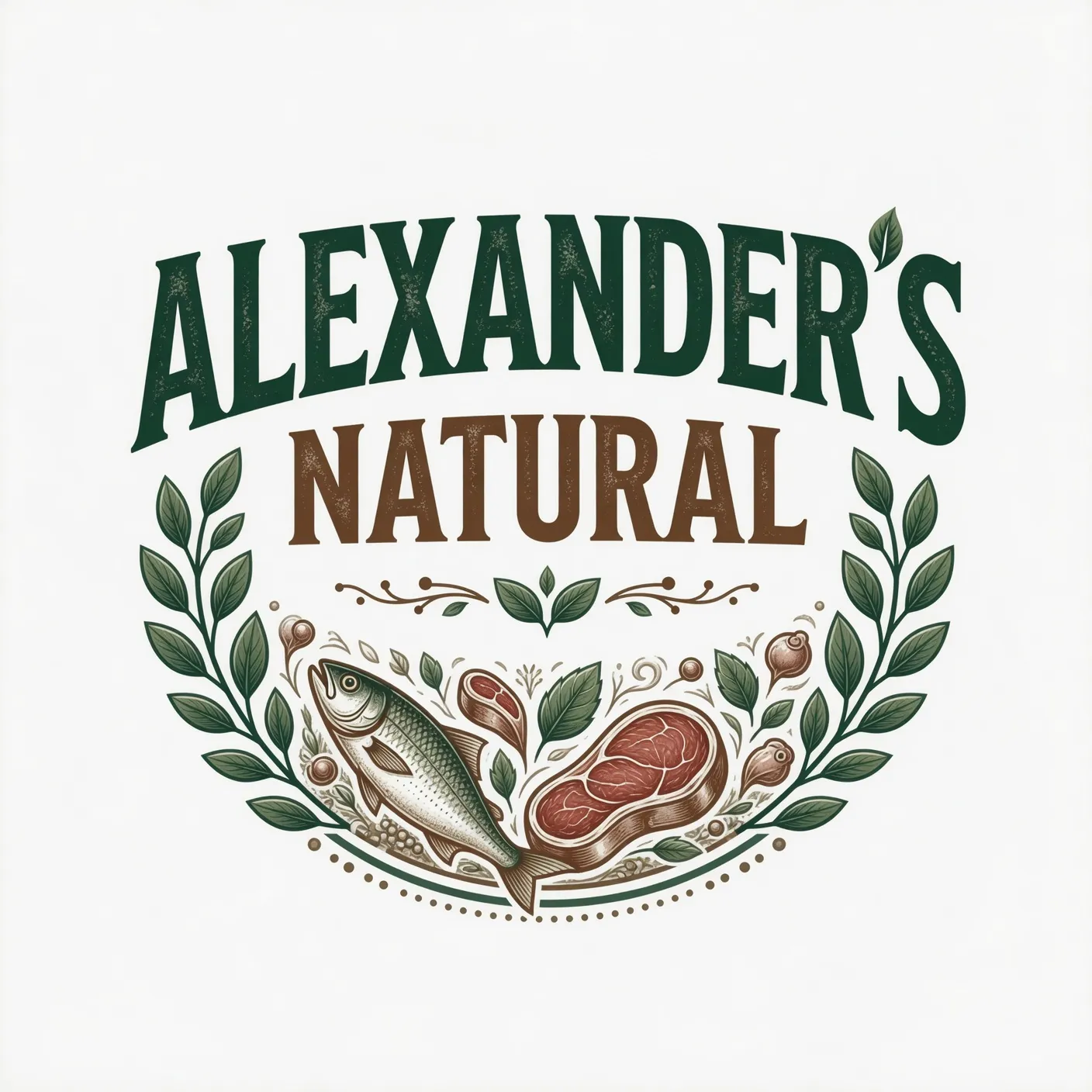 Alexander's Natural logo